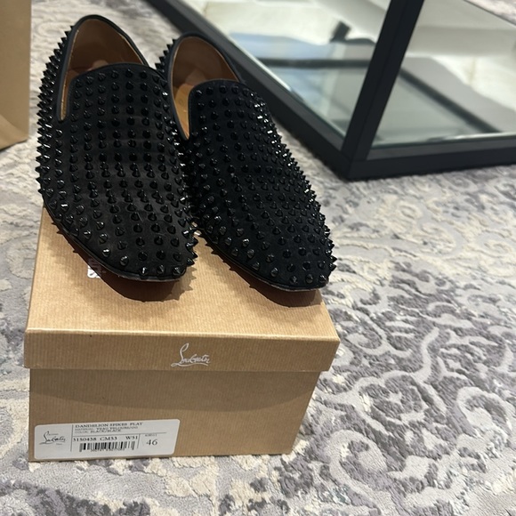 Christian louboutin , dandelion spikes in black, worn 4-5 times at most - Picture 6 of 7